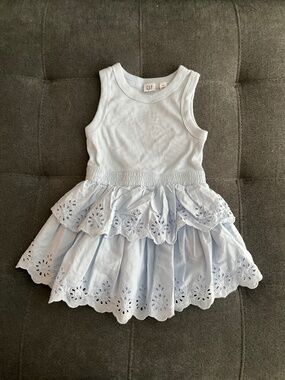 EUC Gap Kids Blue Sundress Size XS